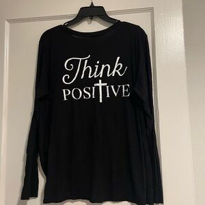 Think positive long sleeve T-shirt